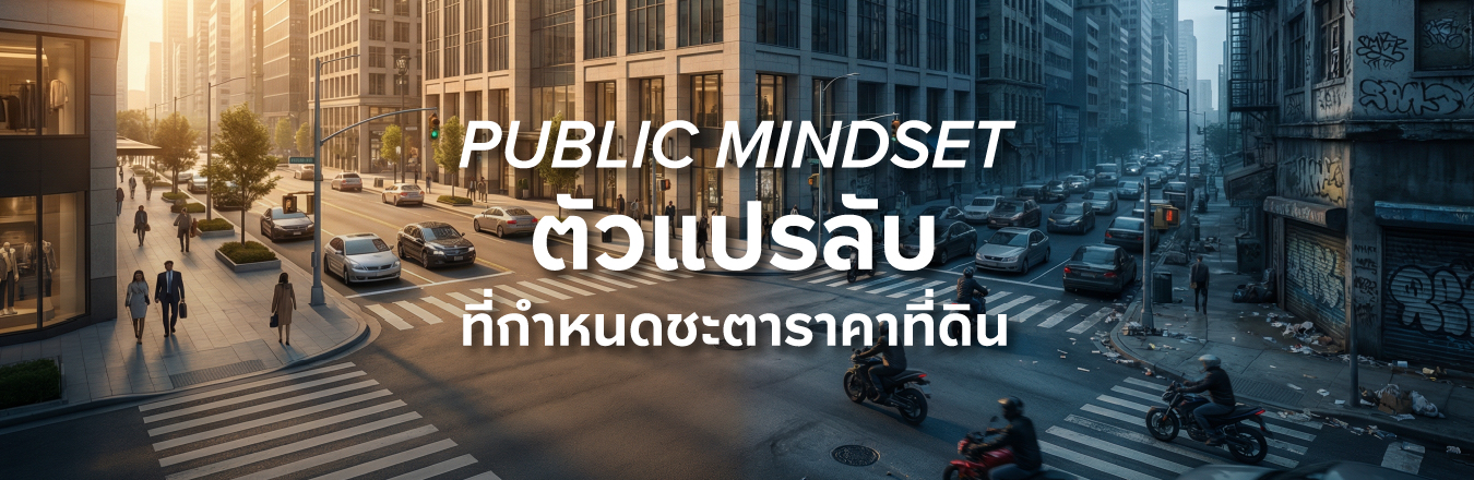 Public Mindset ตัวแปรลับที่กำหนดชะตาราคาที่ดิน